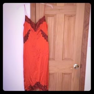 Rag and bone slip silk dress sz 0
